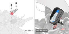 Givi Fitting Kit For Smart Mount Rc To Interceptor 650 - 03VKIT