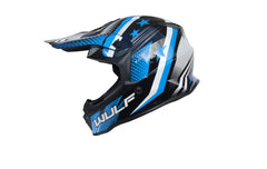 Wulfsport Iconic Kids MX Helmet - Blue