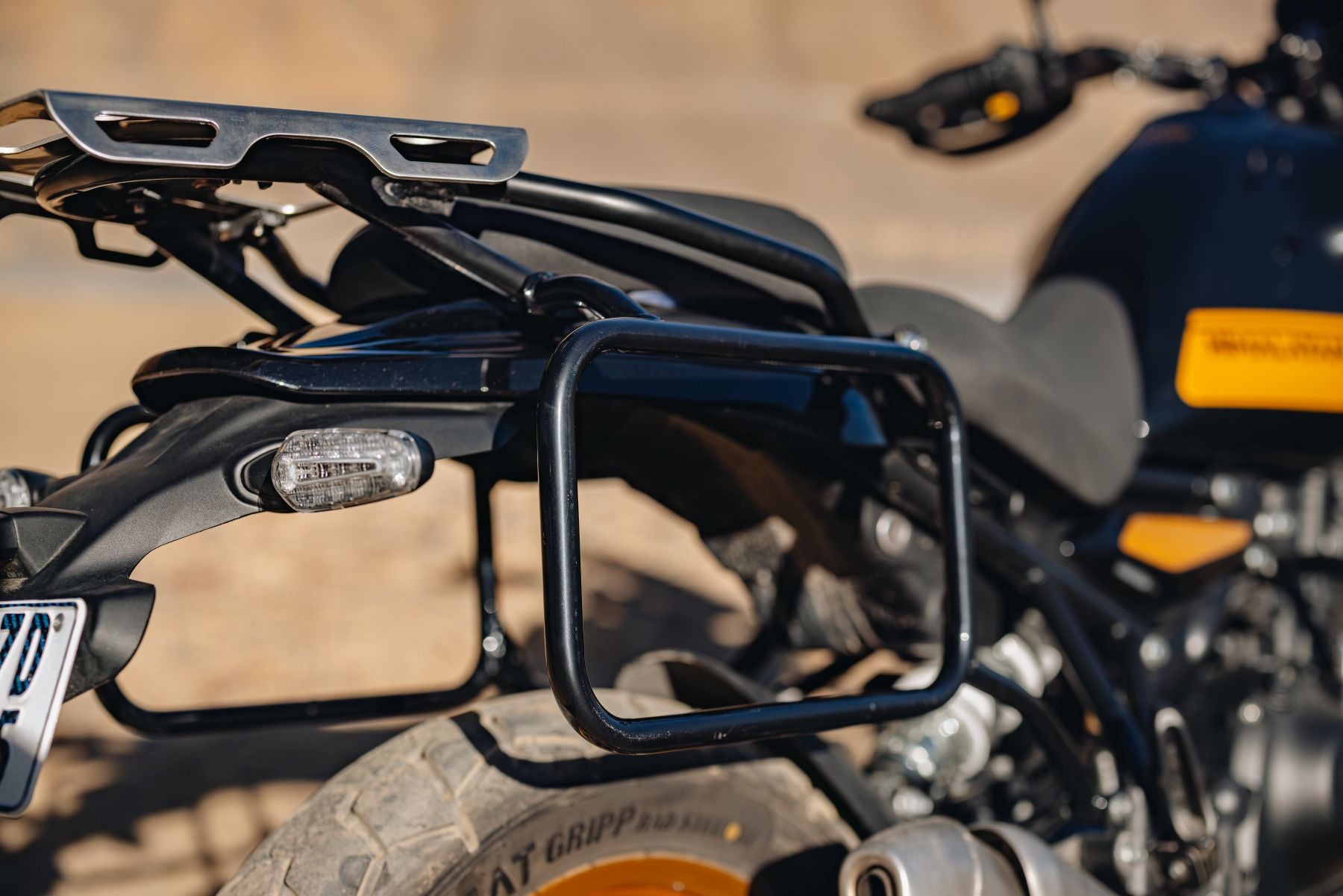 Royal Enfield Adventure Pannier Rails - Black – CMS Motorcycles