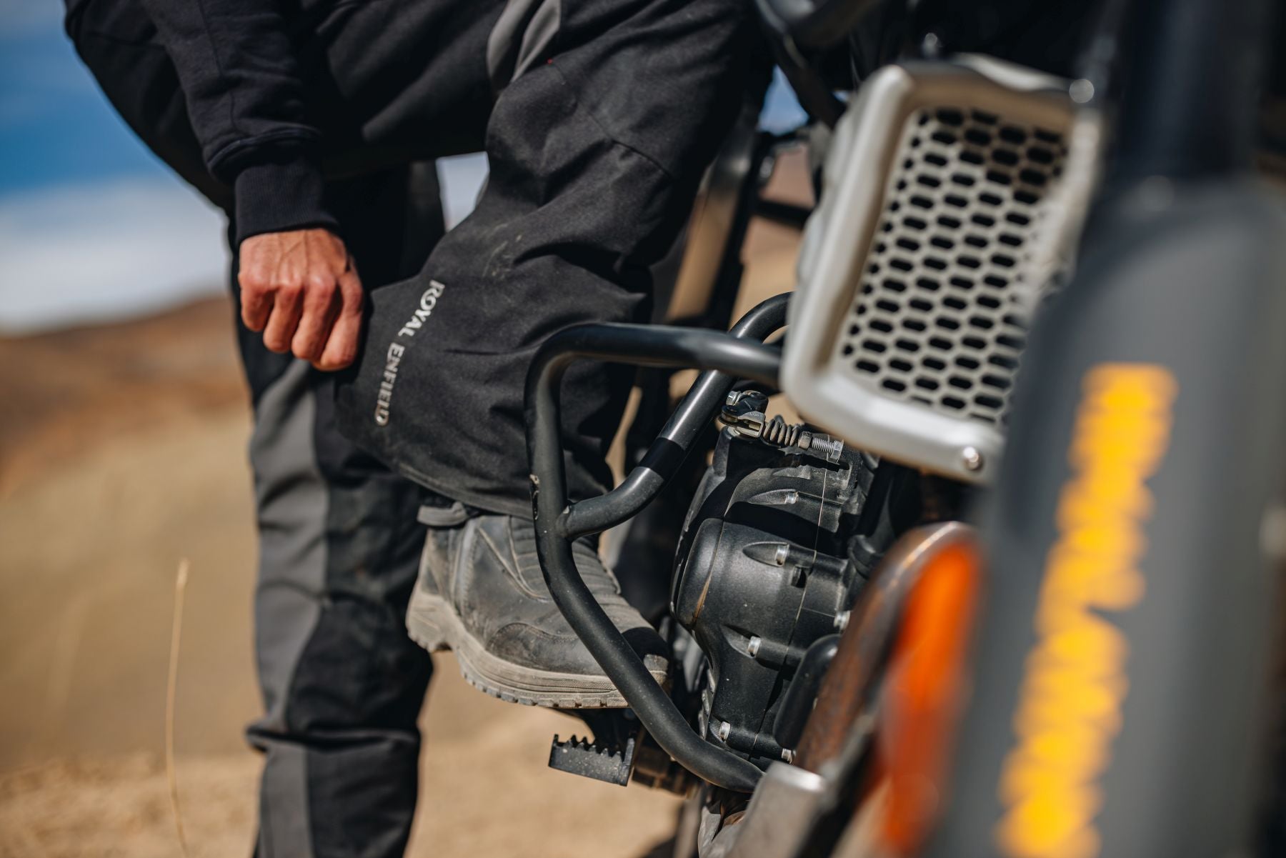 Royal Enfield Large Engine Bars - Black