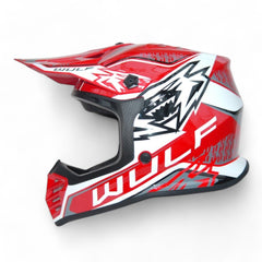 Wulfsport Air-X Kids MX Helmet - Red