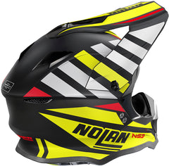 Nolan N53 MX Helmet Cliffjumper - Black / Yellow / White