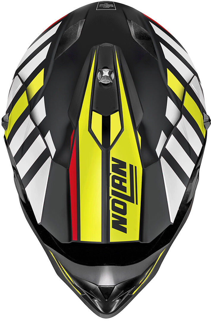 Nolan N53 MX Helmet Cliffjumper - Black / Yellow / White