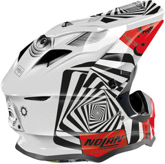 Nolan N53 MX Helmet Riddler - White / Red / Black