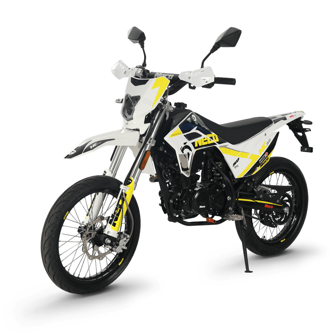 Neco NC50 Supermoto - White / Yellow