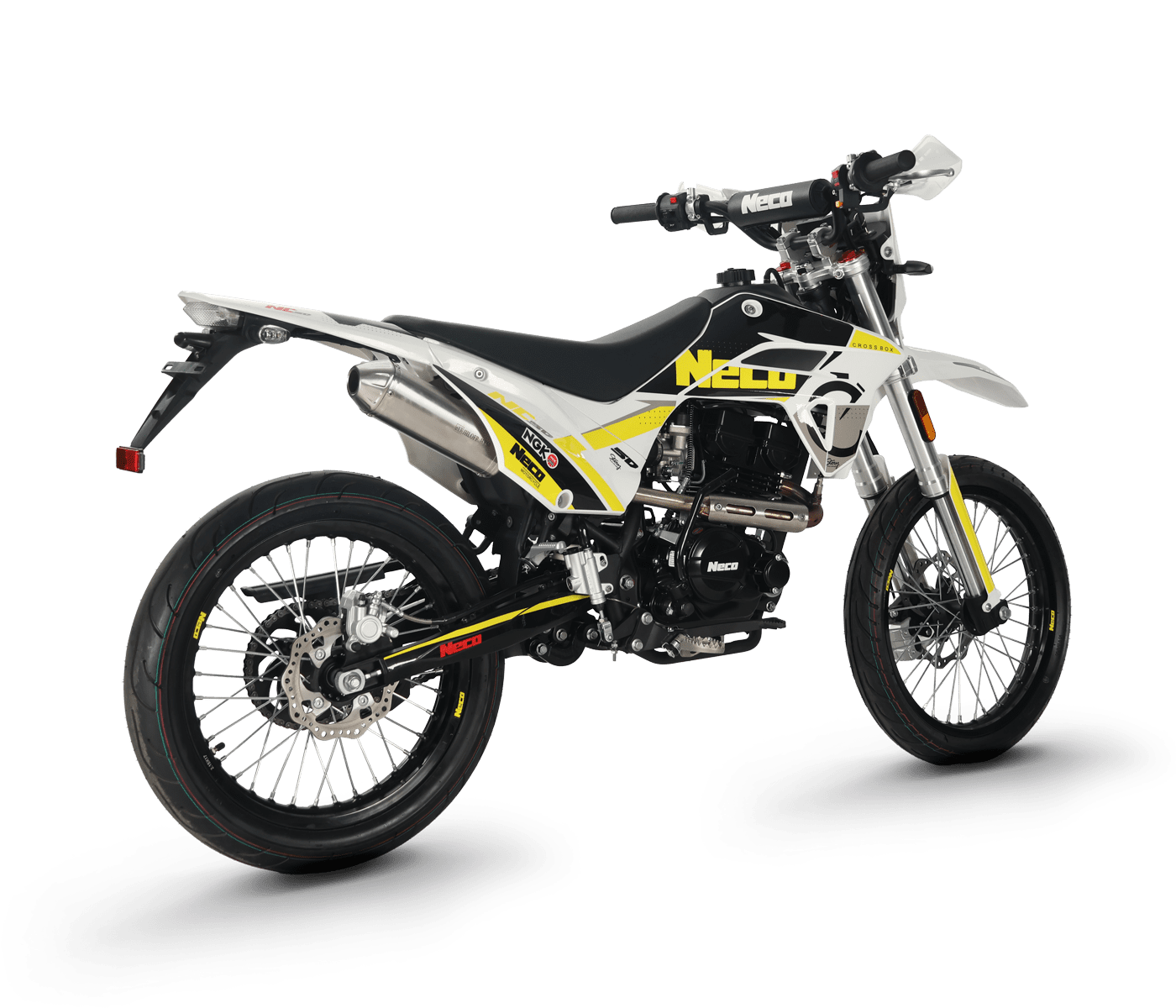 Neco NC50 Supermoto - White / Yellow
