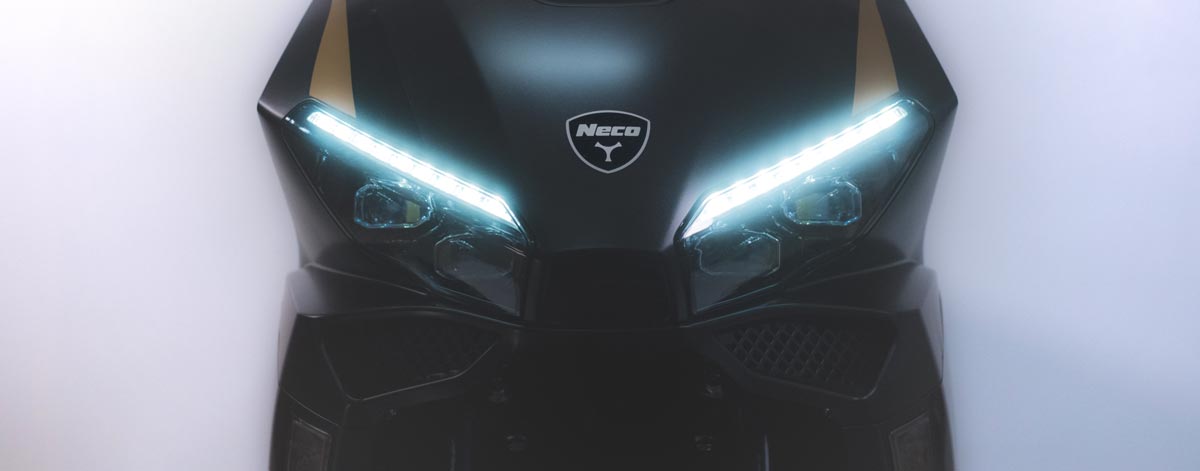 Neco GPX 50 RS Naked - Matt Black / Gold