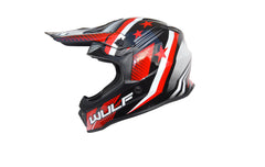 Wulfsport Iconic Kids MX Helmet - Red