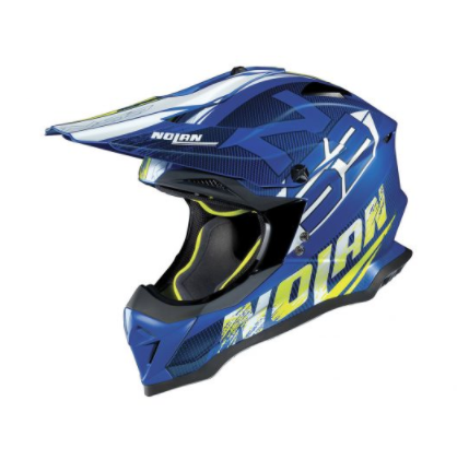 Nolan N53 Whoop 48 MX Helmet - Matt Denim Blue