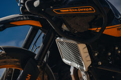 Royal Enfield Radiator Guard - Silver