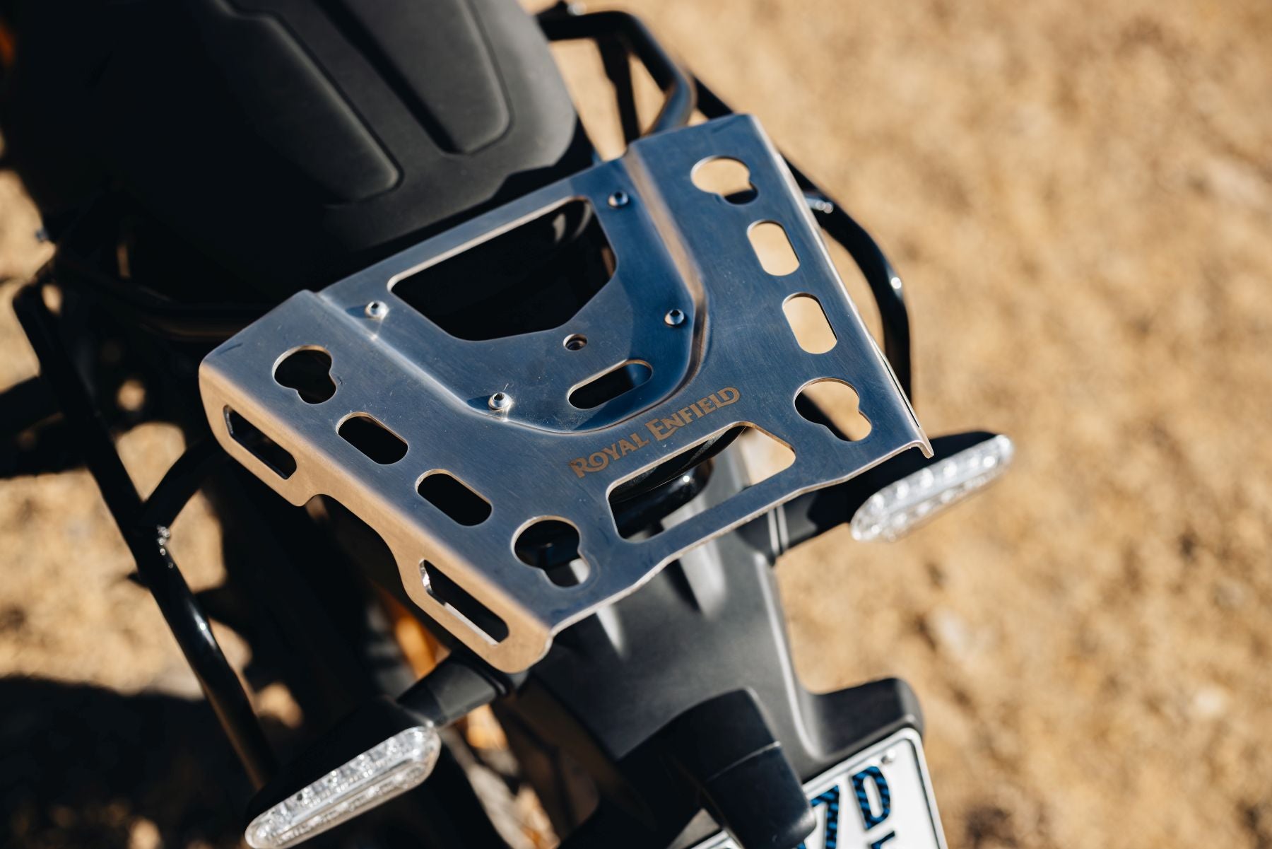 Royal Enfield Adventure Top Box Mount - Silver