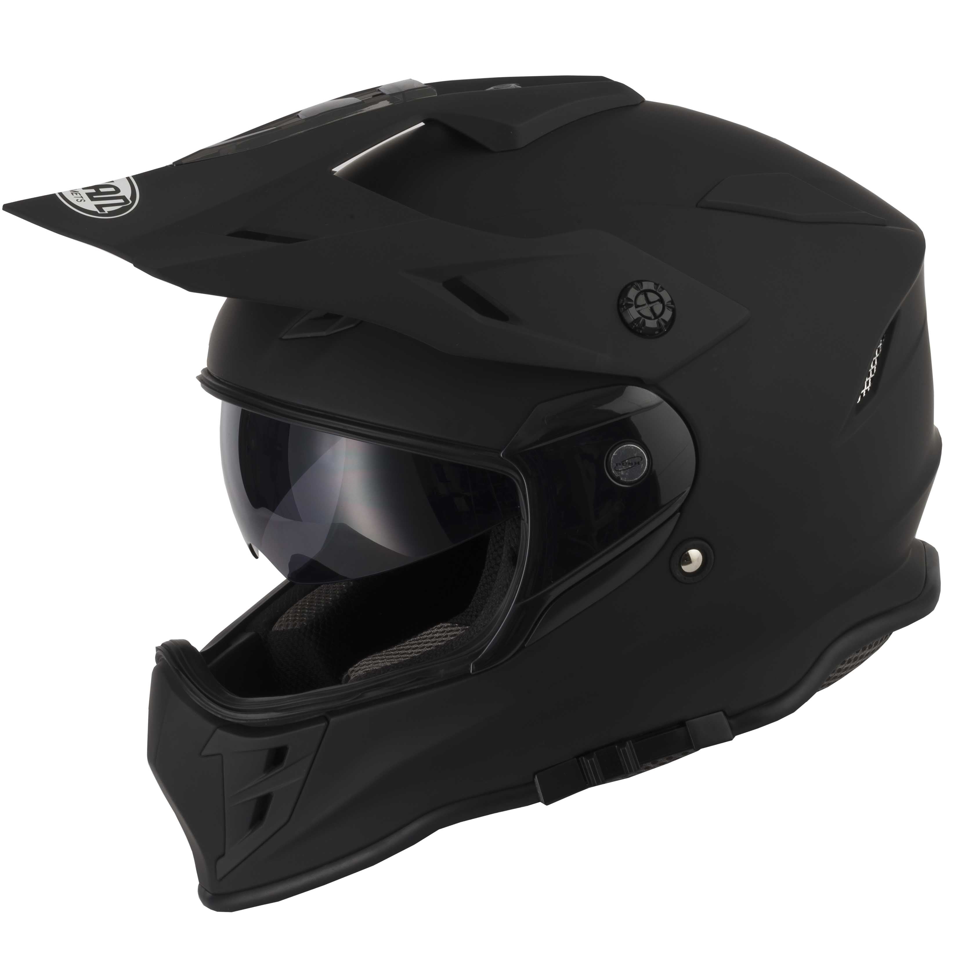 Vcan V331 Dual Sport Helmet - Matt Black