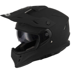 Vcan V331 Dual Sport Helmet - Matt Black