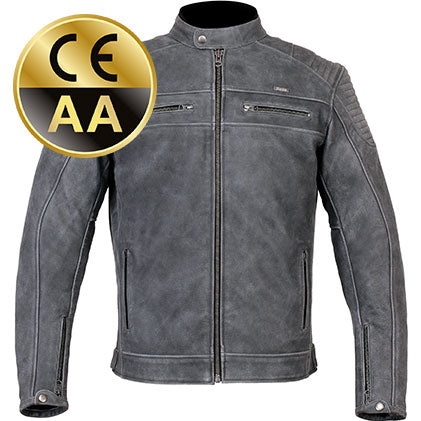 Weise Hobart Leather Jacket - Gunmetal