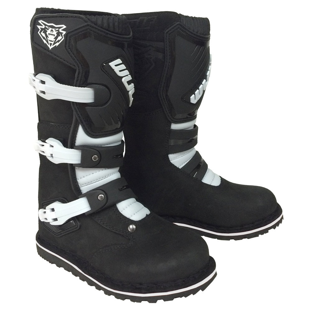 Wulfsport Cub Kids Trials Boots - Black
