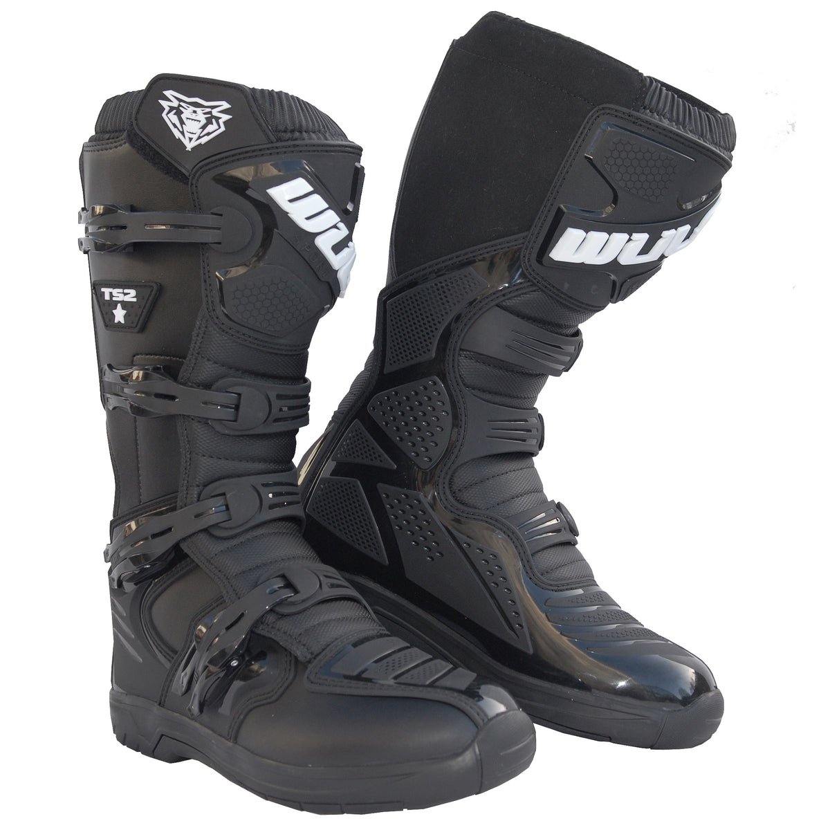 Wulfsport Trackstar MX Boots - Black