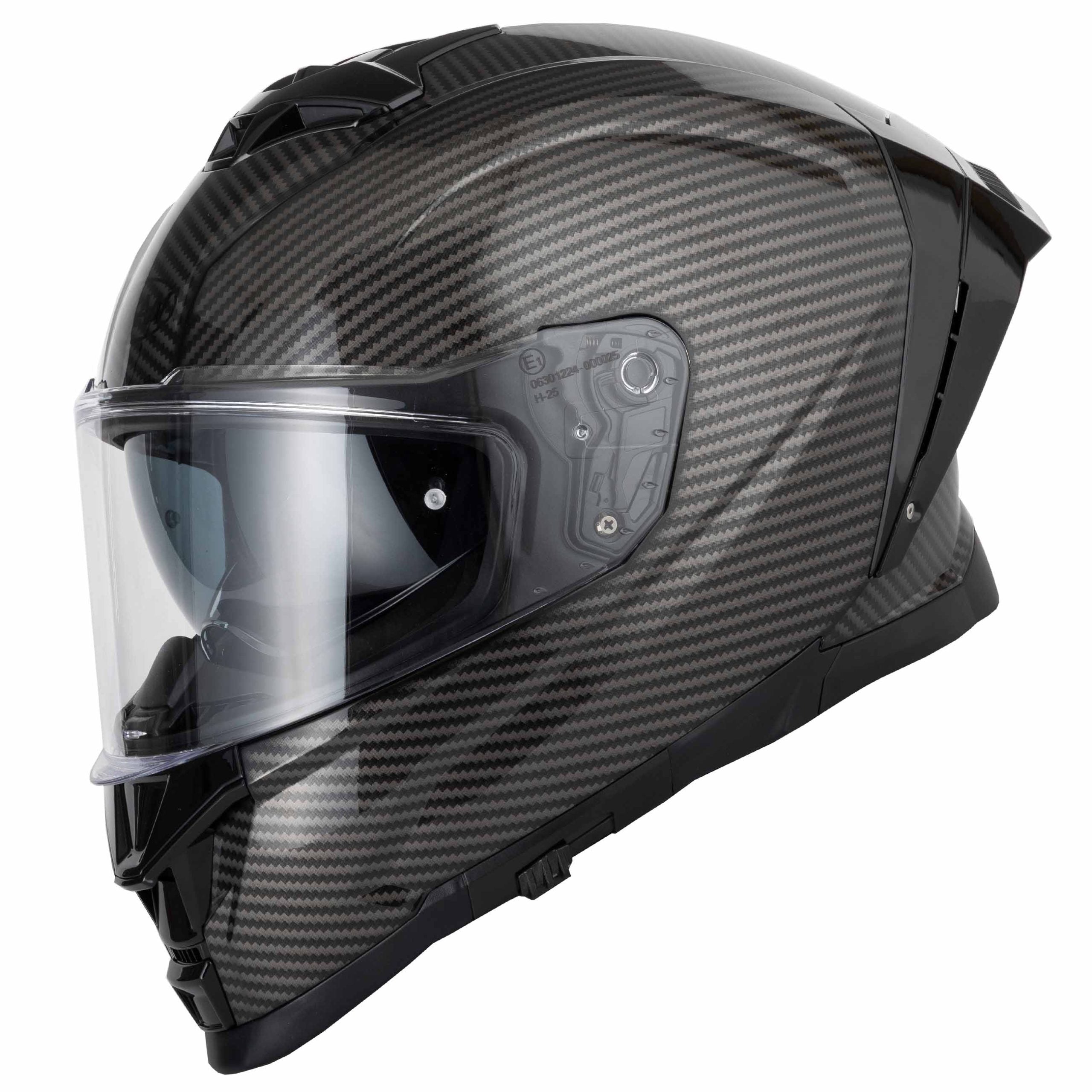 VCAN H162 X-ZERO CARBON LOOK HELMET BLACK