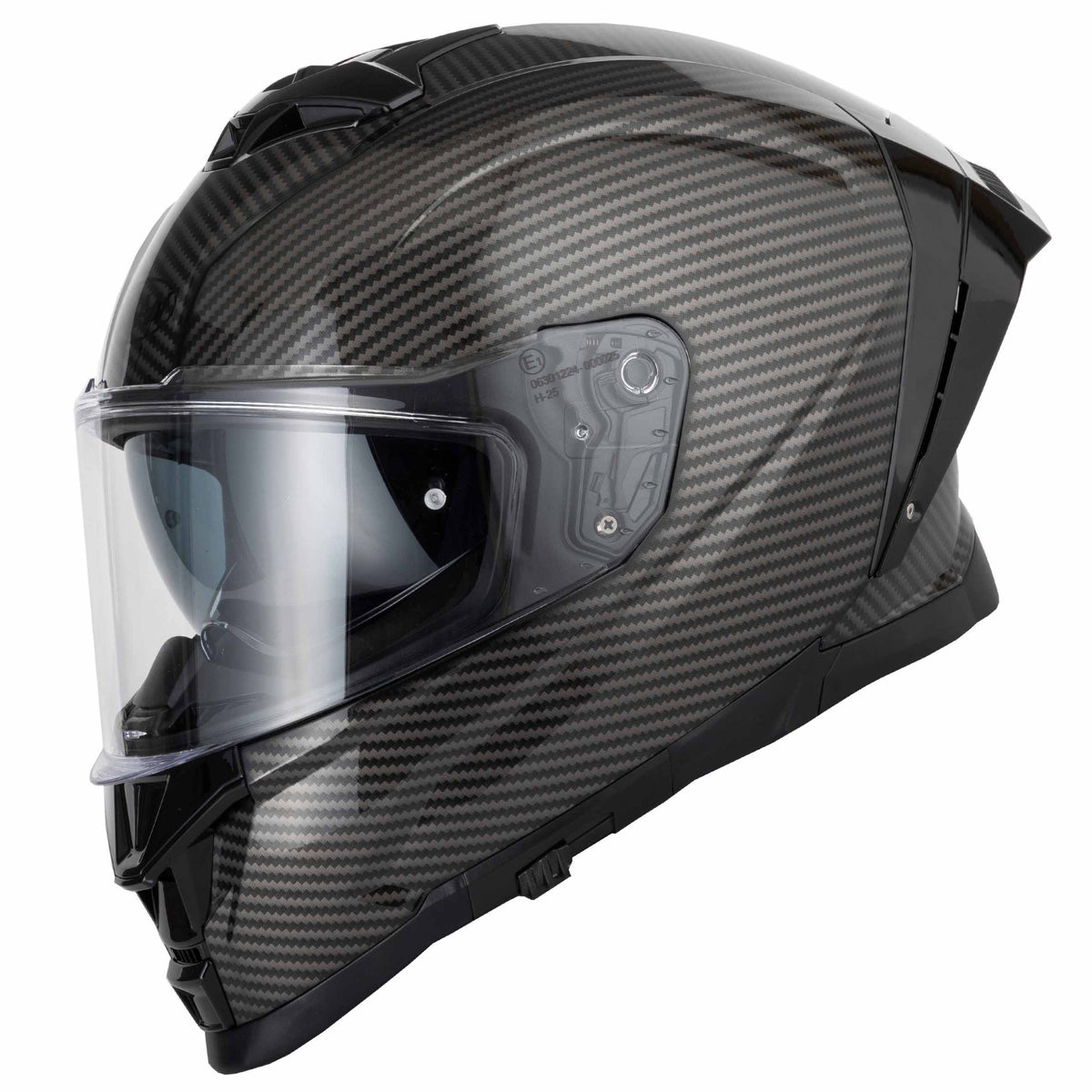 VCAN H162 X-ZERO CARBON LOOK HELMET BLACK