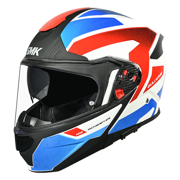 SMK GULLWING V2 SONIC GL153 WHITE RED BLUE FLIP FRONT