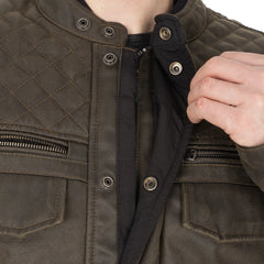 OXFORD HARDY KHAKI WAX COTTON MENS AA JACKET