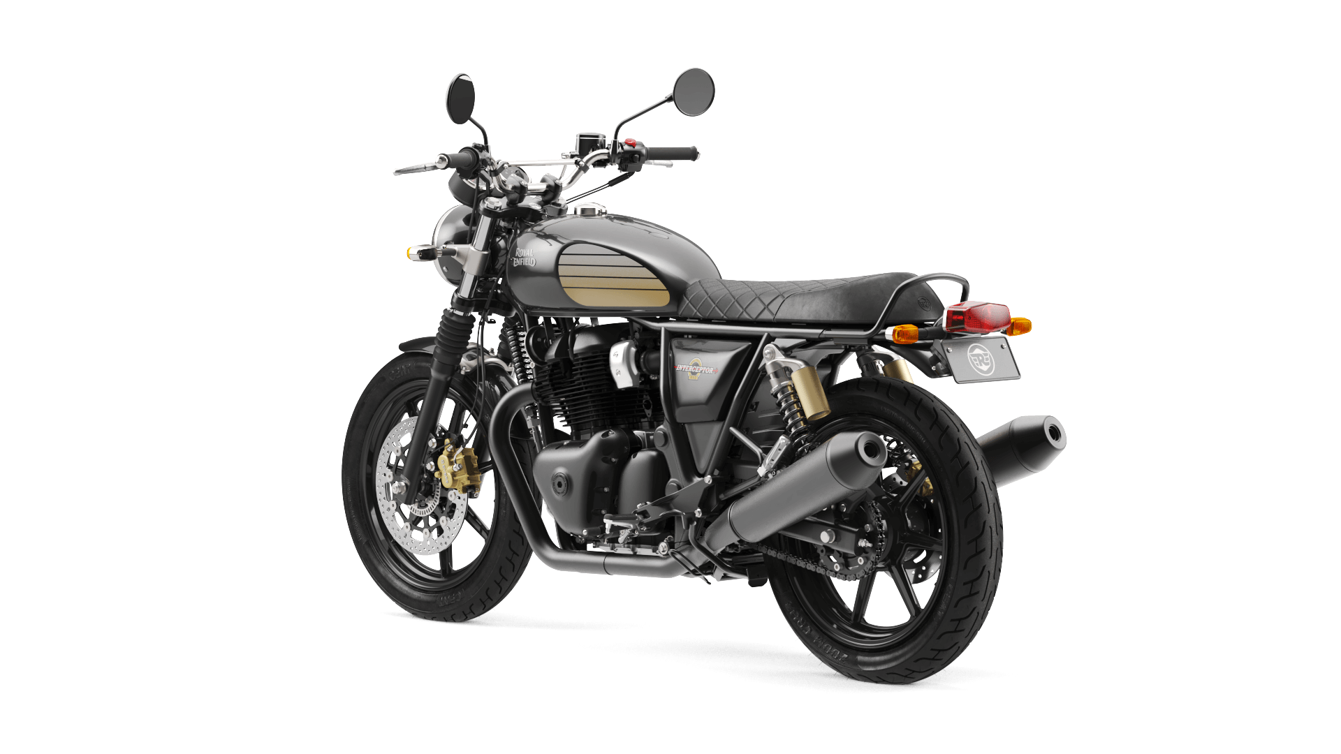 Royal Enfield Interceptor 650cc - Dark Black Ray