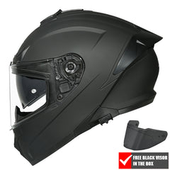 SMK TYPHOON UNICOLOUR MA200 MATT BLACK