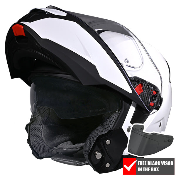 SMK GULLWING V2 SONIC GL100 WHITE FLIP FRONT