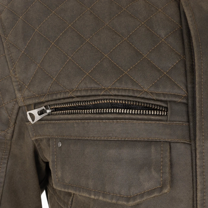 OXFORD HARDY KHAKI WAX COTTON MENS AA JACKET