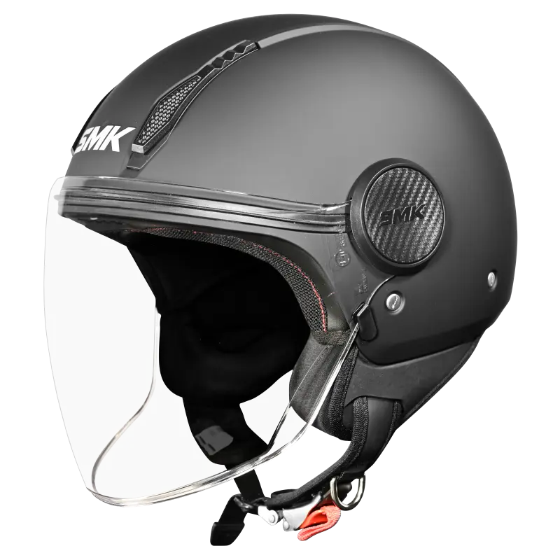 SMK LAMINAR OPEN FACE MATT BLACK MA200