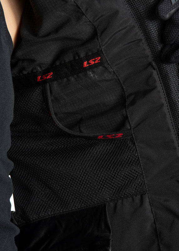 LS2 BULLET BLACK LADIES JACKET