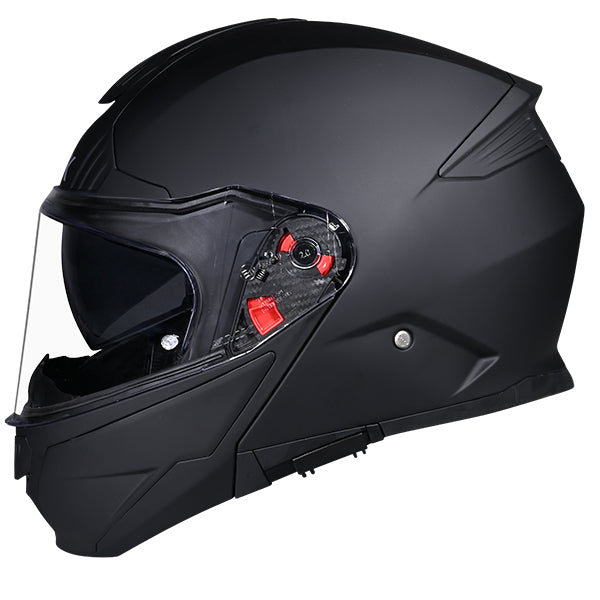 SMK GULLWING V2 SONIC MA200 MATT BLACK FLIP FRONT