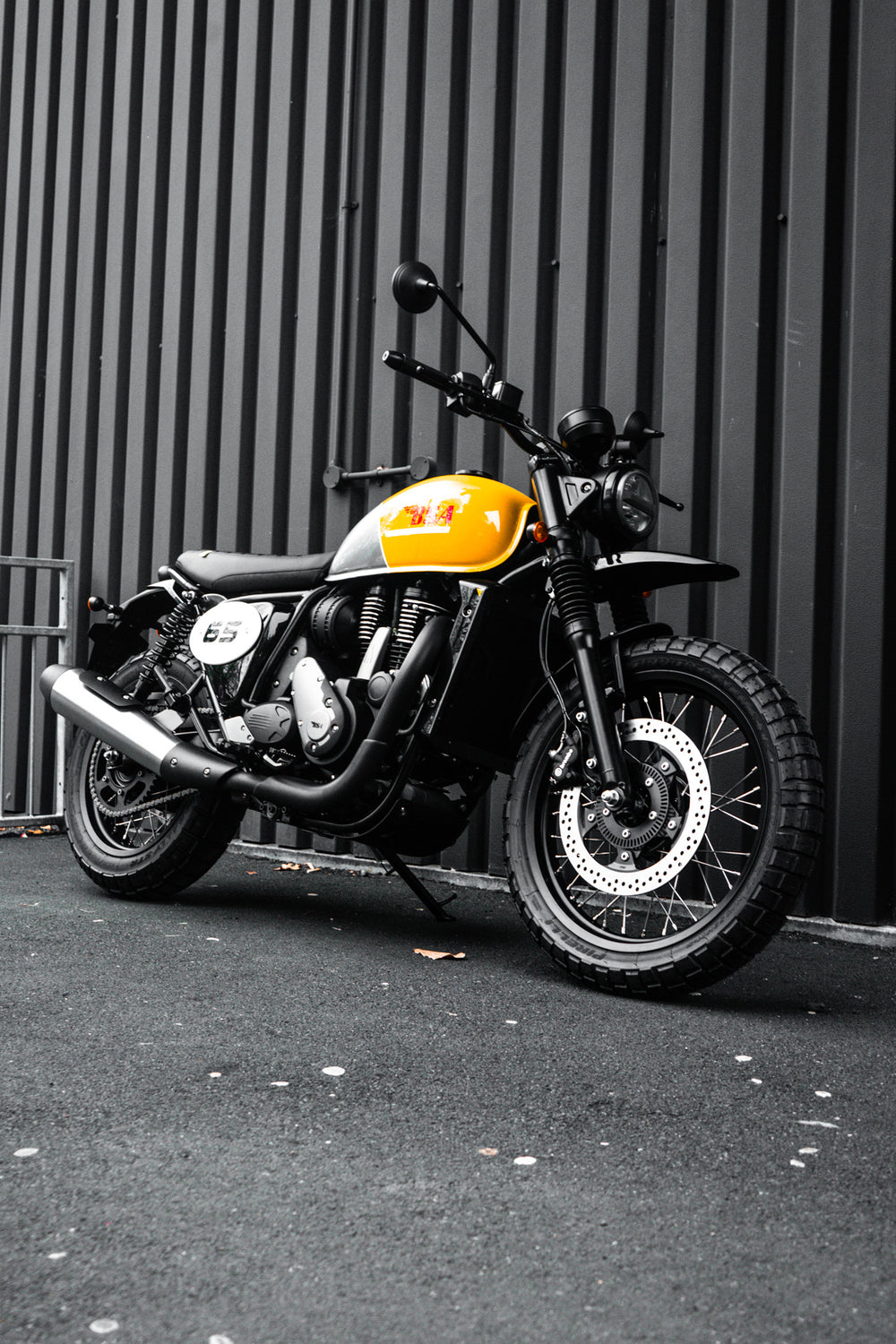 BSA Scrambler 650 - Victor Yellow