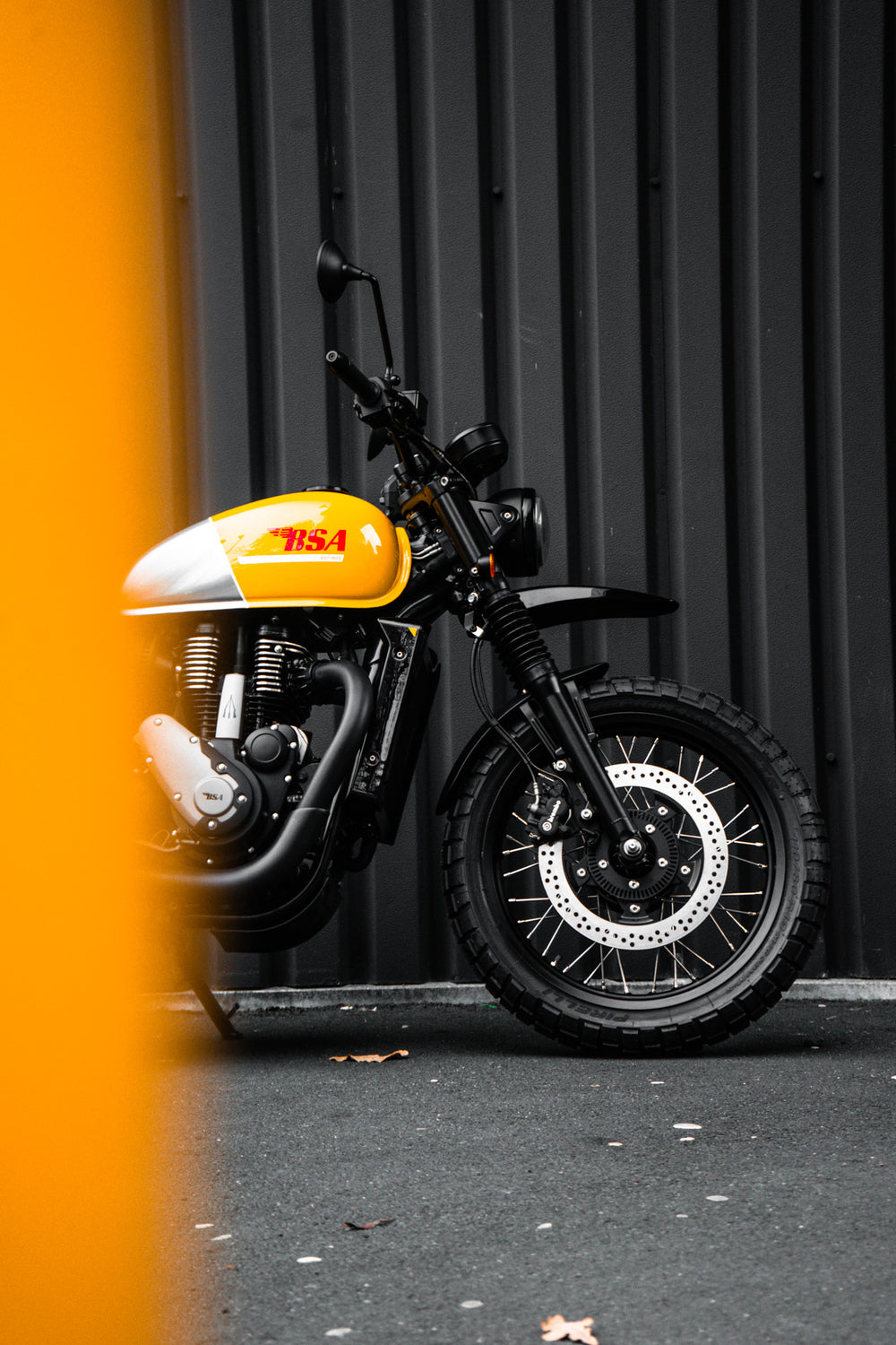 BSA Scrambler 650 - Victor Yellow