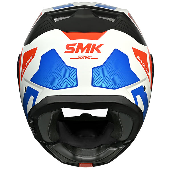 SMK GULLWING V2 SONIC GL153 WHITE RED BLUE FLIP FRONT