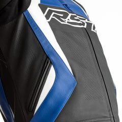 RST Tractech Evo 4 Leather Jacket - Black / Blue
