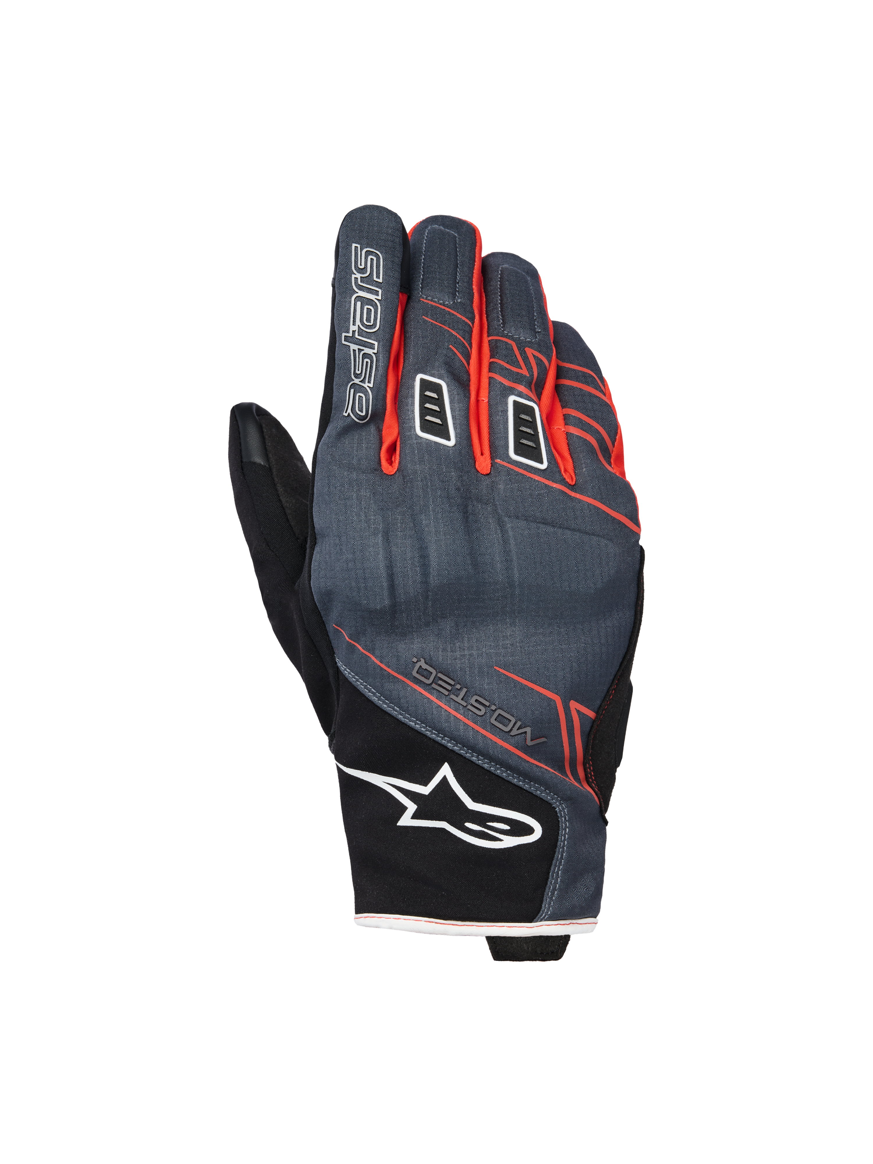 ALPINESTARS MOBLAS ANTHRACITE ORANGE WATERPROOF MENS GLOVE