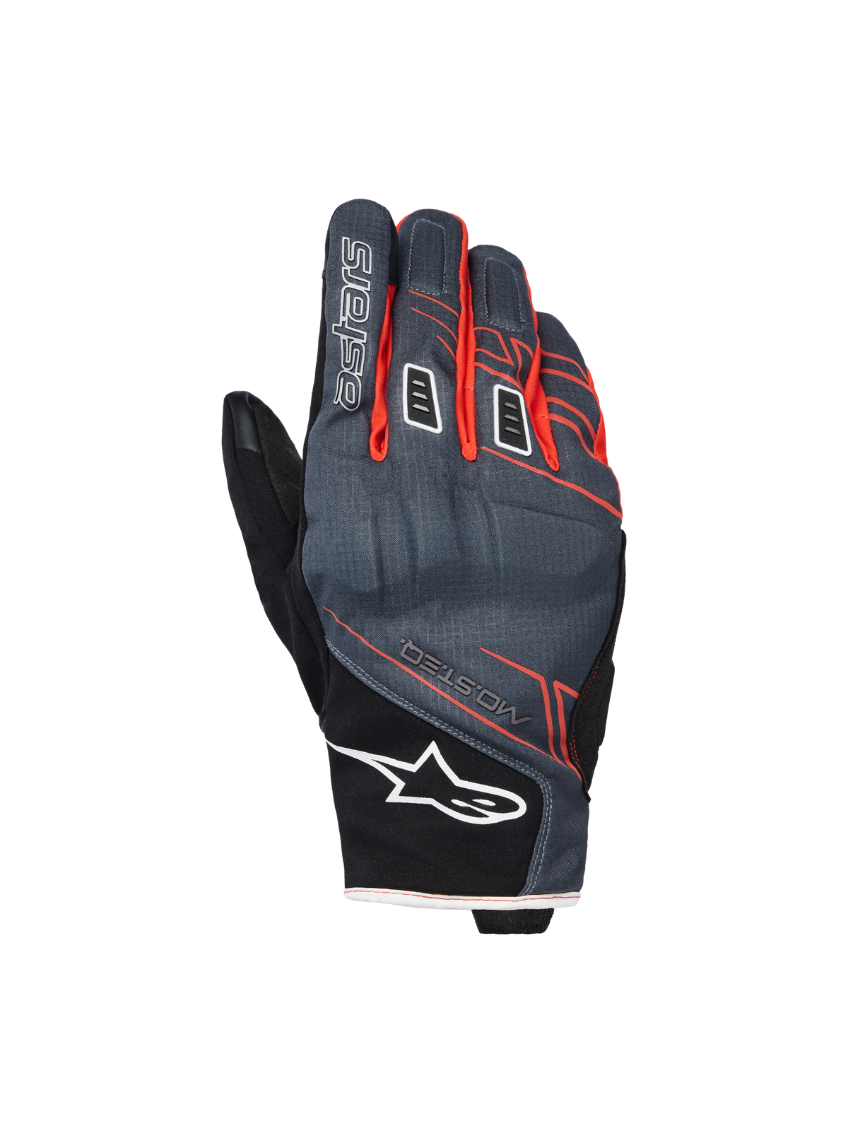 ALPINESTARS MOBLAS ANTHRACITE ORANGE WATERPROOF MENS GLOVE