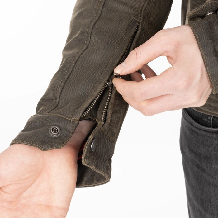 OXFORD HARDY KHAKI WAX COTTON MENS AA JACKET