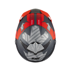 MT THUNDER 4R CANVAS MATT RED BLACK