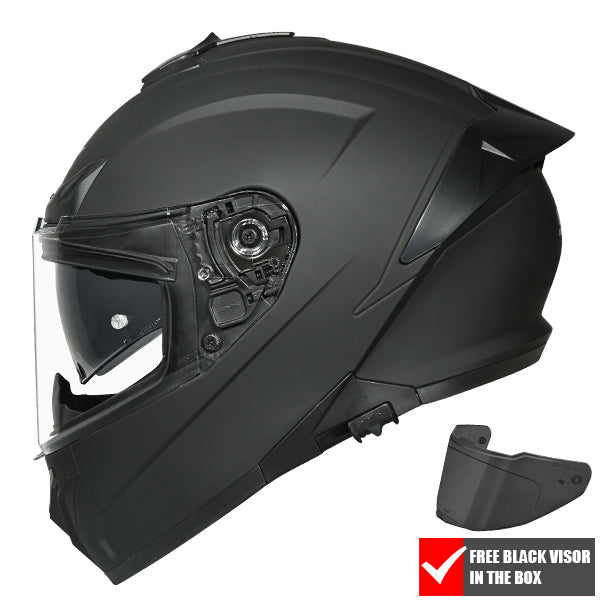 SMK Typhoon MA200 Unicolour Helmet - Matt Black