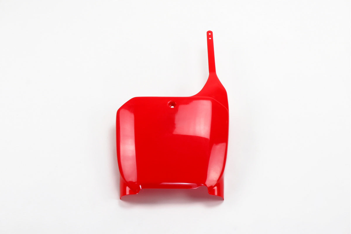 UFO Front Number Plate CR125 CR250 CRF450R - Red