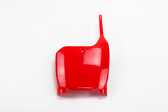 UFO Front Number Plate CR125 CR250 CRF450R - Red