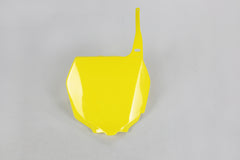 UFO Front Number Plate RM125 RM250 RMZ250 RMZ450 - Yellow