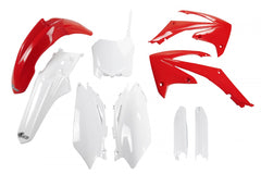 UFO Full Plastic Kit CRF250R CRF450R - Red / White