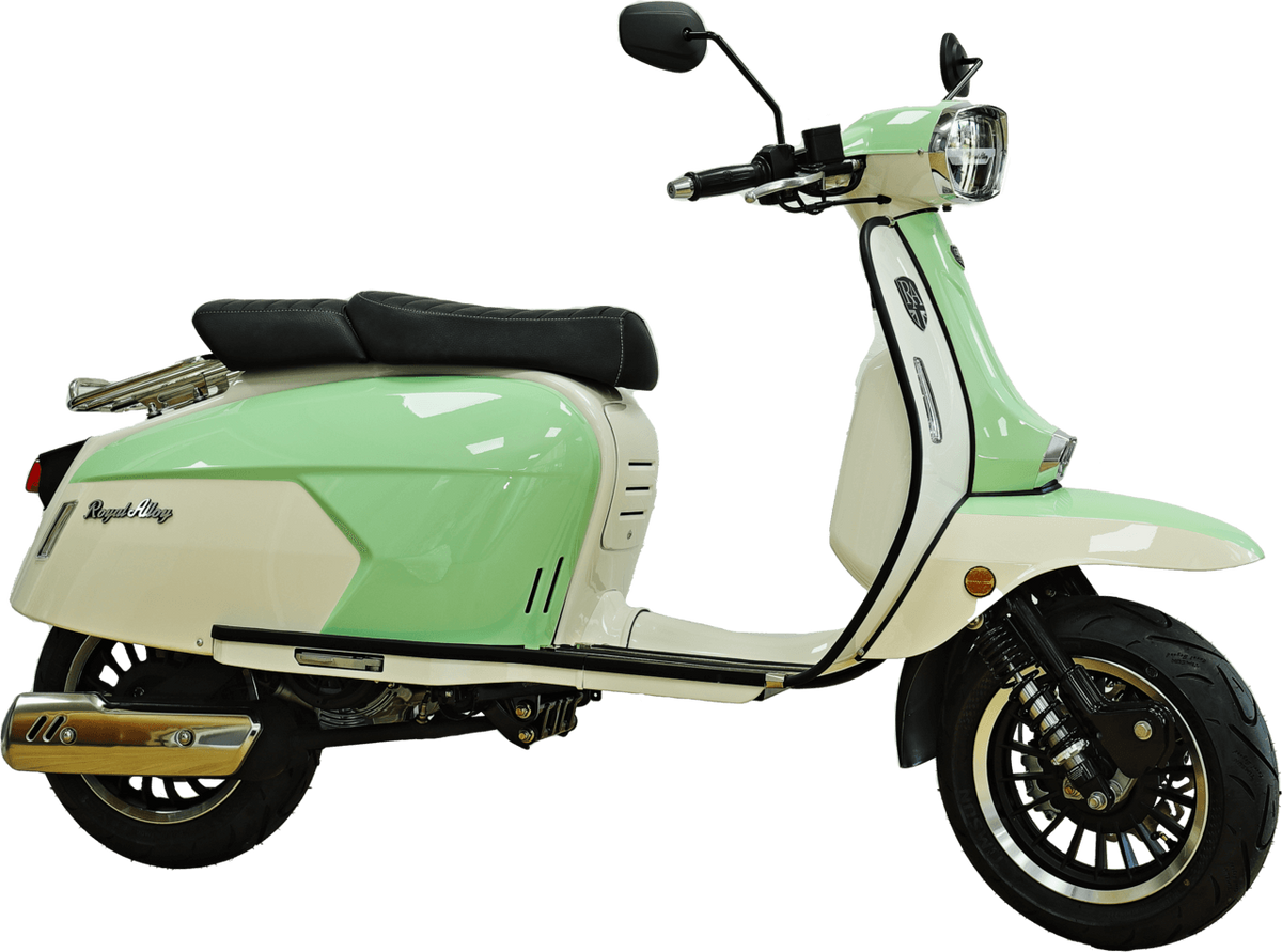 Royal Alloy GP 125cc CBS LC Euro 5 Green Ivory