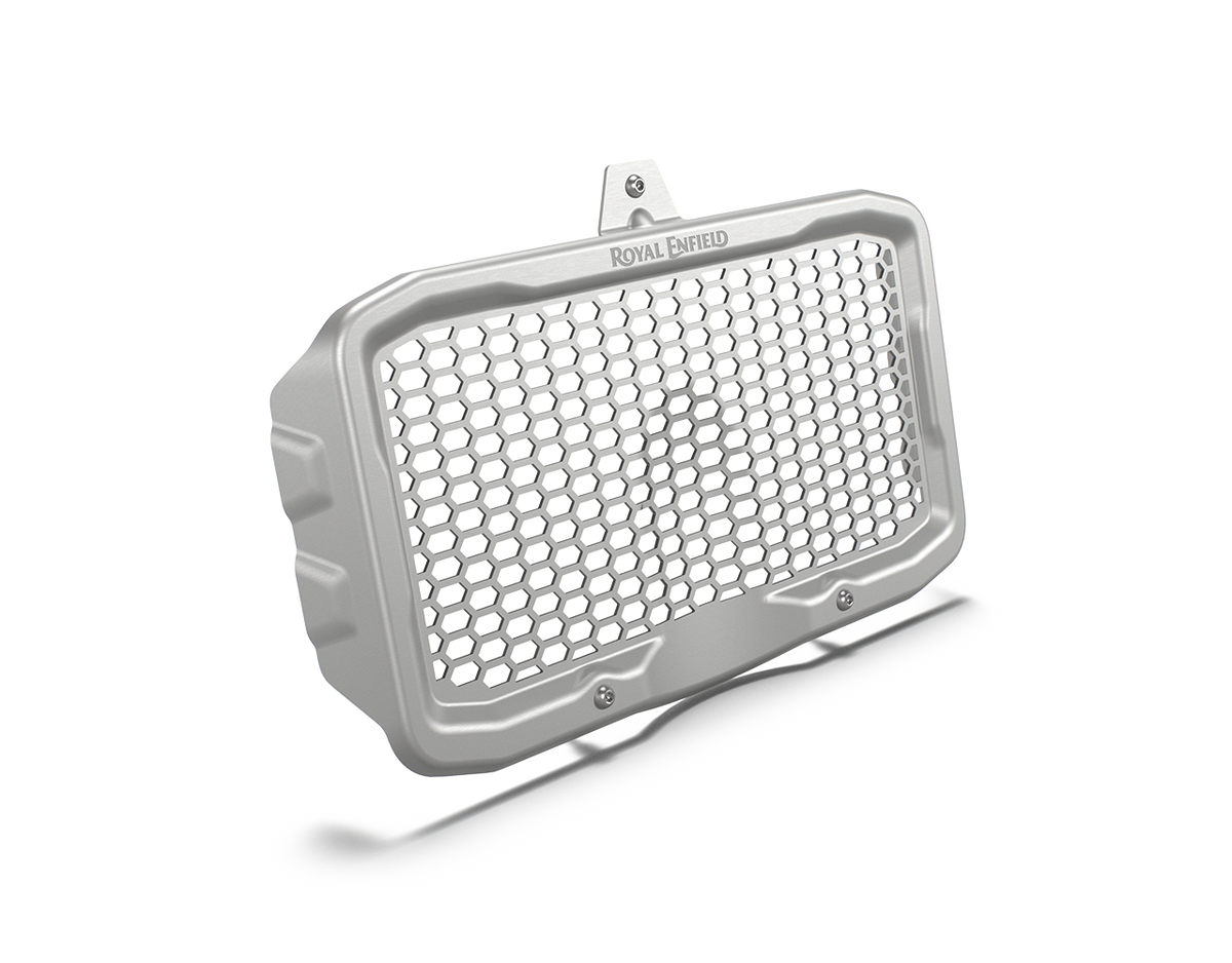 Royal Enfield Radiator Guard - Silver
