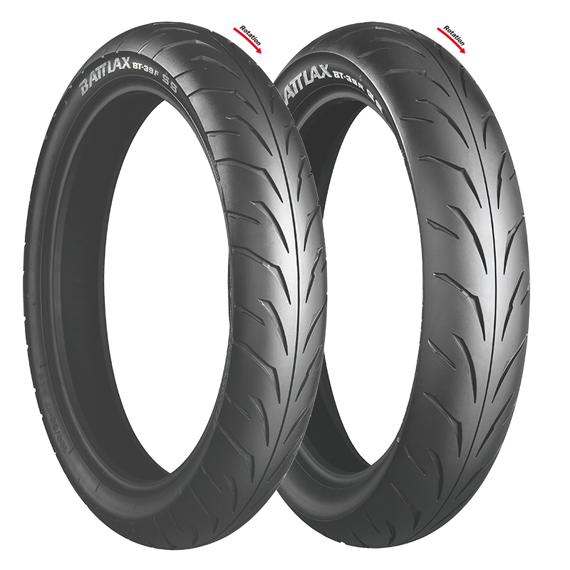 Bridgestone BT39SS Front Tubed Road Tyre 80/90 16