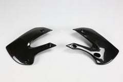 UFO Radiator Covers KX65 01-25 KLX110 01-09 - Black