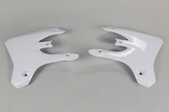 UFO Radiator Covers YZF250 WRF250 YZF450 WRF450 - White