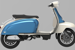 Royal Alloy TG 125cc S LC ABS Ultra Blue/Ivory